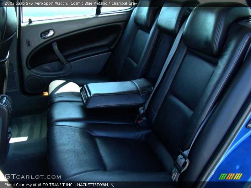 Cosmic Blue Metallic / Charcoal Gray 2003 Saab 9-5 Aero Sport Wagon