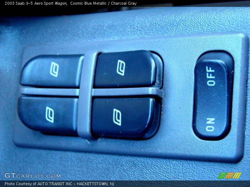 Cosmic Blue Metallic / Charcoal Gray 2003 Saab 9-5 Aero Sport Wagon