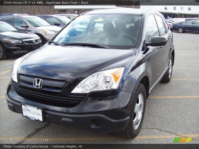 Nighthawk Black Pearl / Black 2008 Honda CR-V LX 4WD