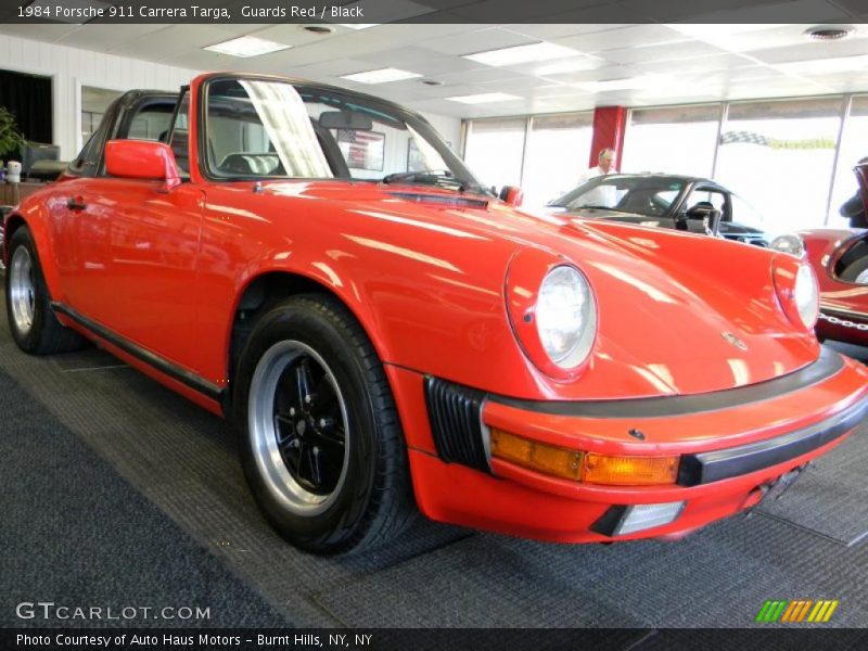 Guards Red / Black 1984 Porsche 911 Carrera Targa