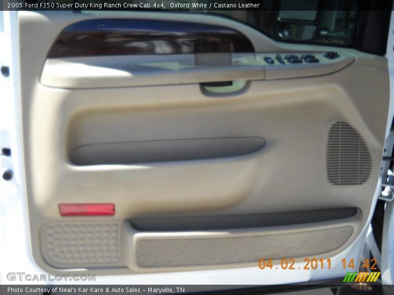 Oxford White / Castano Leather 2005 Ford F350 Super Duty King Ranch Crew Cab 4x4