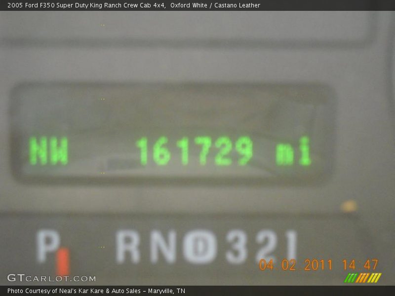 Oxford White / Castano Leather 2005 Ford F350 Super Duty King Ranch Crew Cab 4x4
