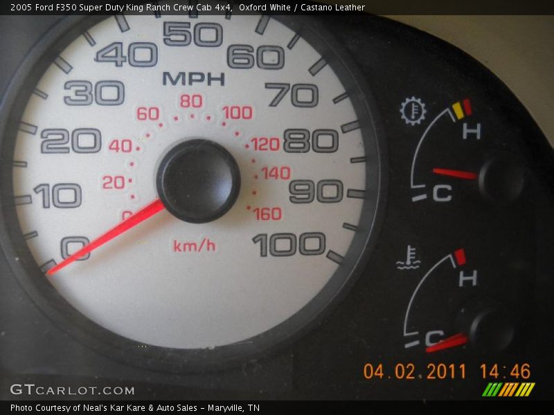 Oxford White / Castano Leather 2005 Ford F350 Super Duty King Ranch Crew Cab 4x4