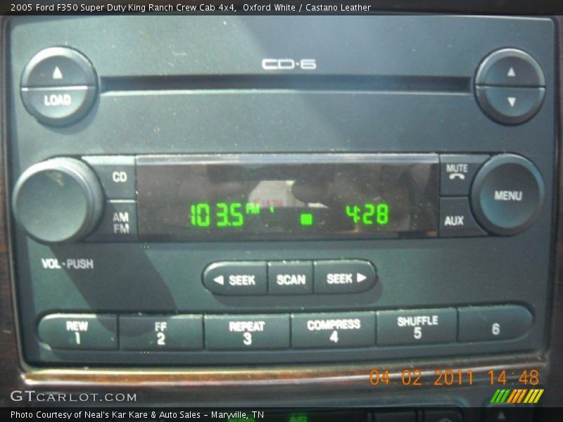 Oxford White / Castano Leather 2005 Ford F350 Super Duty King Ranch Crew Cab 4x4
