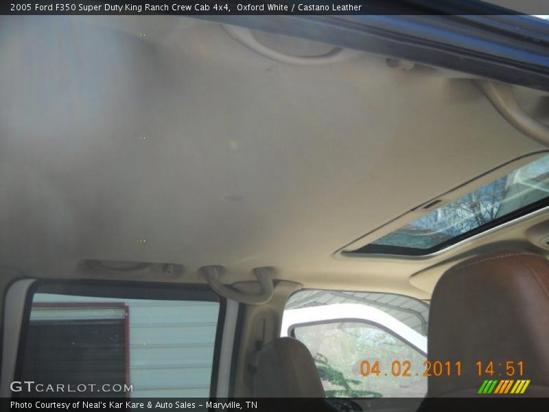 Oxford White / Castano Leather 2005 Ford F350 Super Duty King Ranch Crew Cab 4x4