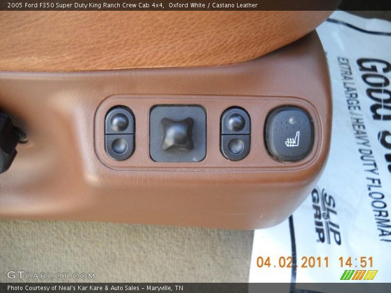 Oxford White / Castano Leather 2005 Ford F350 Super Duty King Ranch Crew Cab 4x4