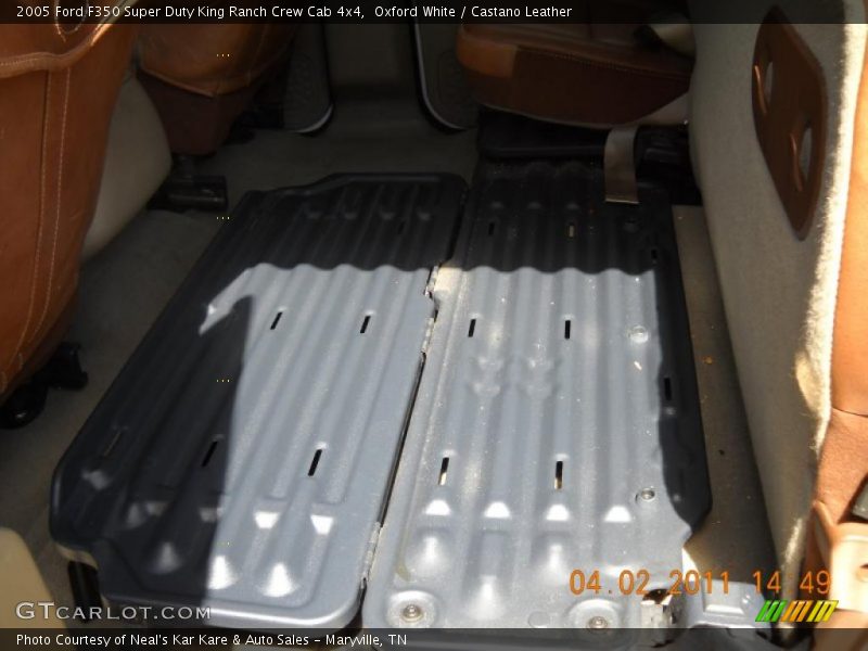 Oxford White / Castano Leather 2005 Ford F350 Super Duty King Ranch Crew Cab 4x4