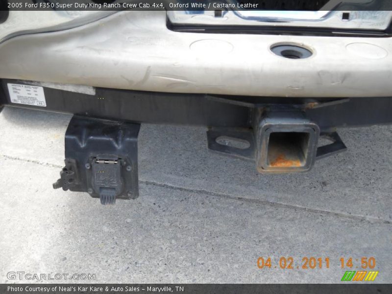 Oxford White / Castano Leather 2005 Ford F350 Super Duty King Ranch Crew Cab 4x4