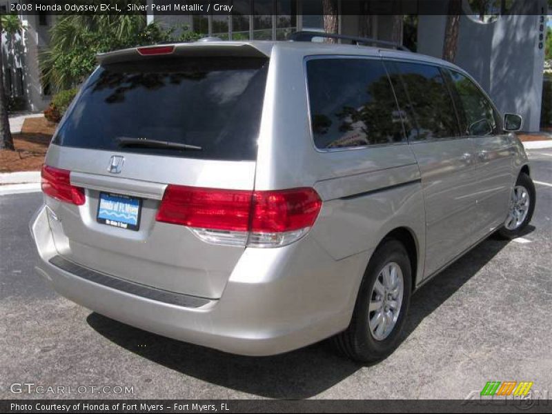 Silver Pearl Metallic / Gray 2008 Honda Odyssey EX-L