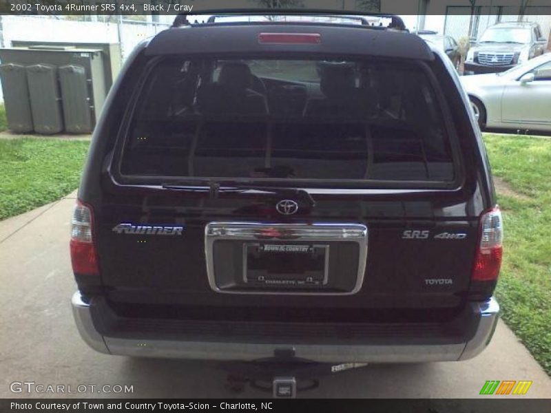 Black / Gray 2002 Toyota 4Runner SR5 4x4