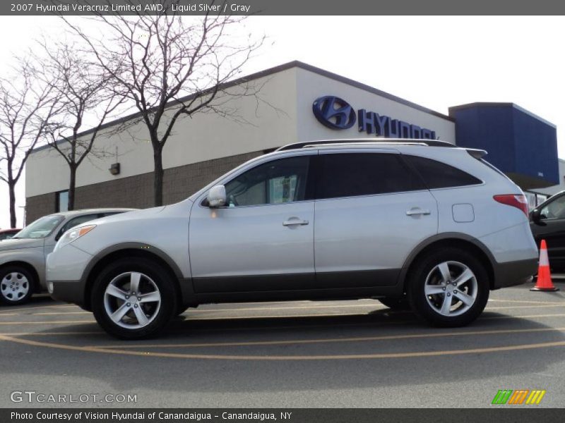 Liquid Silver / Gray 2007 Hyundai Veracruz Limited AWD