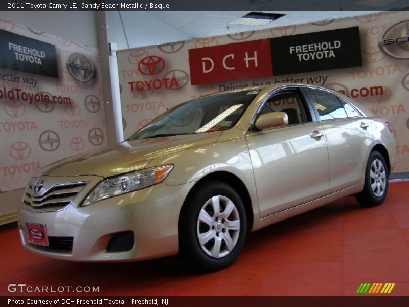 Sandy Beach Metallic / Bisque 2011 Toyota Camry LE