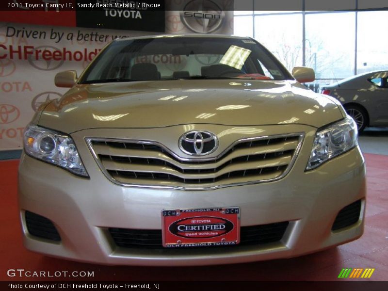 Sandy Beach Metallic / Bisque 2011 Toyota Camry LE