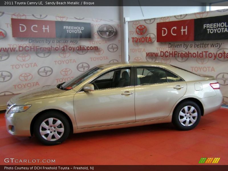 Sandy Beach Metallic / Bisque 2011 Toyota Camry LE