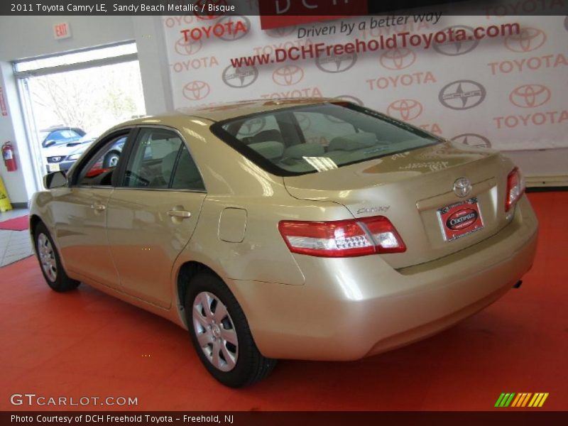 Sandy Beach Metallic / Bisque 2011 Toyota Camry LE