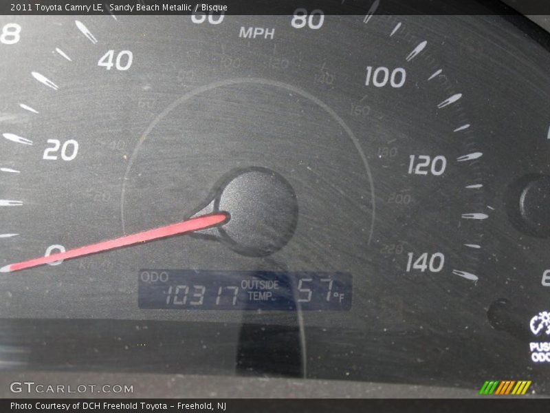 Sandy Beach Metallic / Bisque 2011 Toyota Camry LE