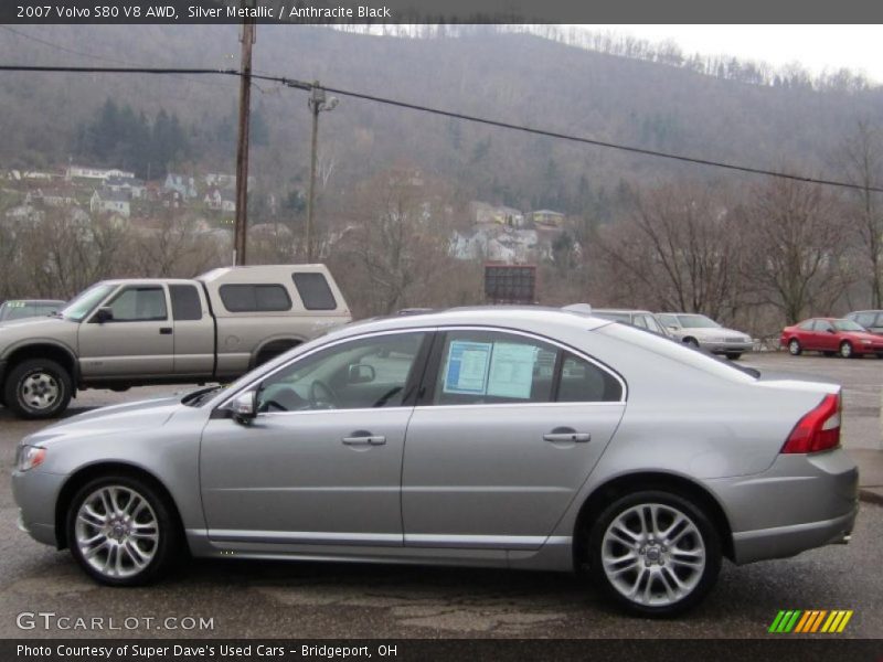 Silver Metallic / Anthracite Black 2007 Volvo S80 V8 AWD