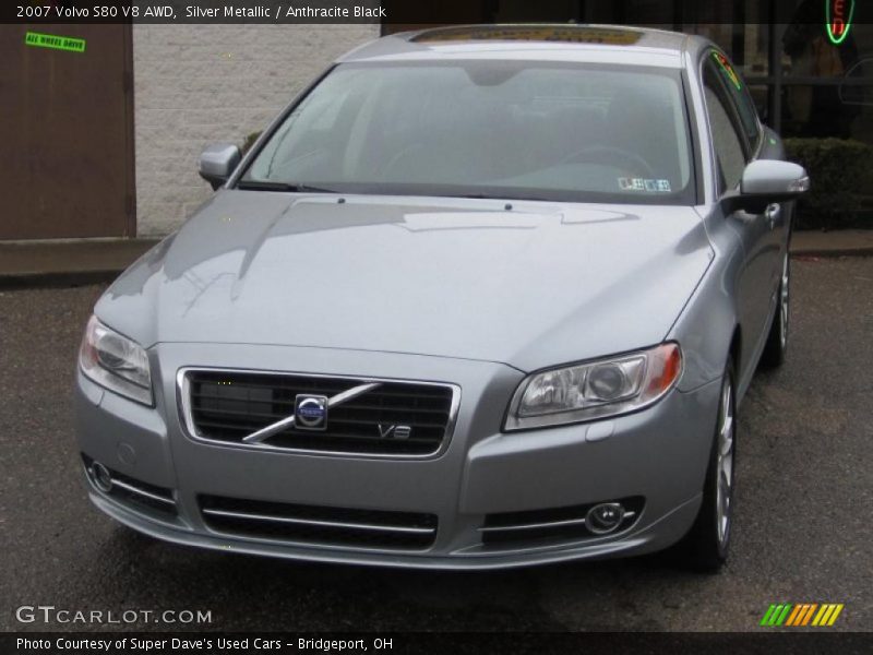 Silver Metallic / Anthracite Black 2007 Volvo S80 V8 AWD
