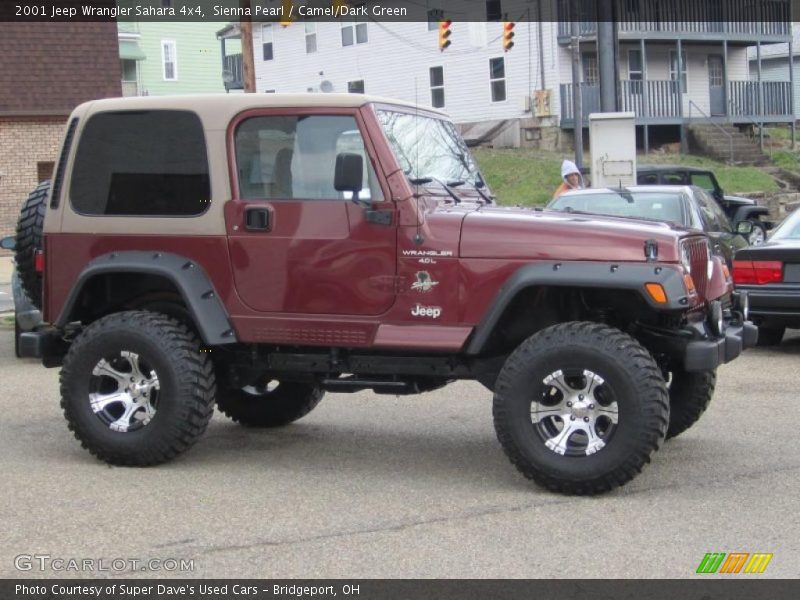 Custom Wheels of 2001 Wrangler Sahara 4x4