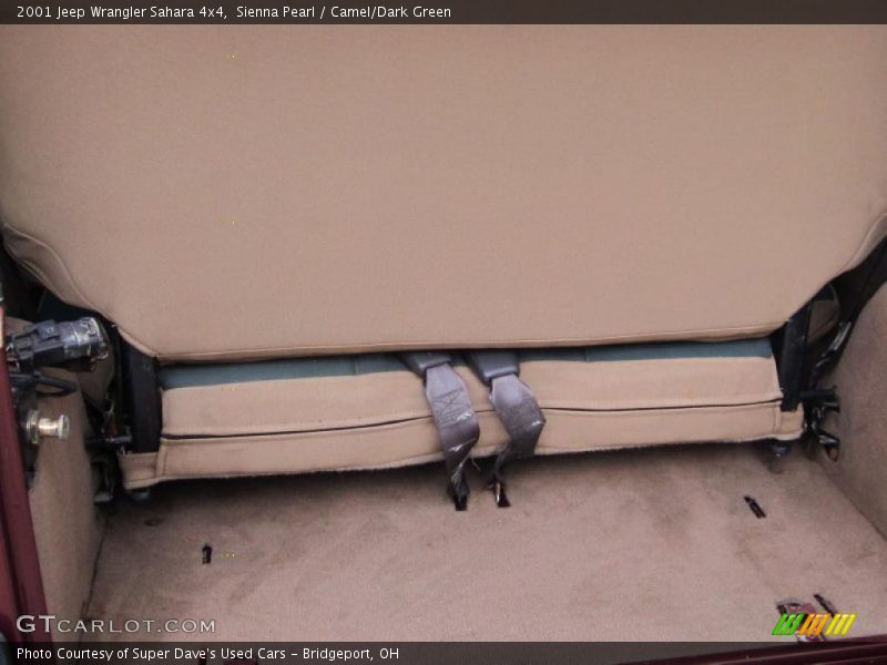 Sienna Pearl / Camel/Dark Green 2001 Jeep Wrangler Sahara 4x4