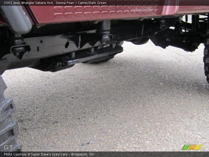 Sienna Pearl / Camel/Dark Green 2001 Jeep Wrangler Sahara 4x4