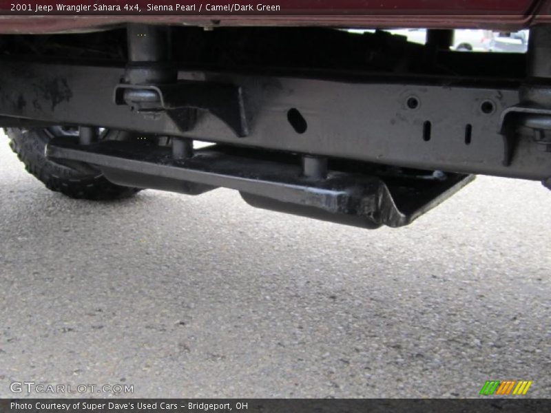 Sienna Pearl / Camel/Dark Green 2001 Jeep Wrangler Sahara 4x4