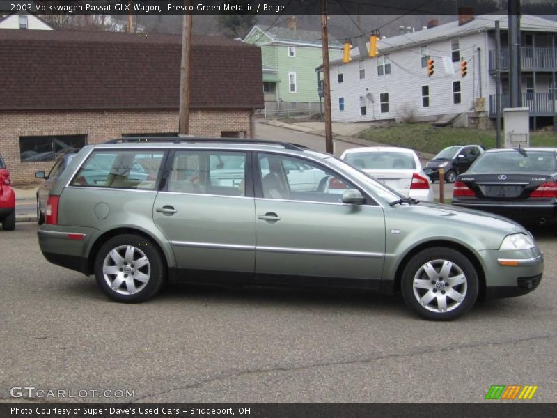 Fresco Green Metallic / Beige 2003 Volkswagen Passat GLX Wagon