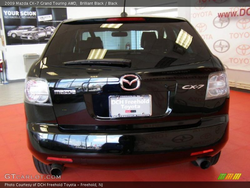Brilliant Black / Black 2009 Mazda CX-7 Grand Touring AWD