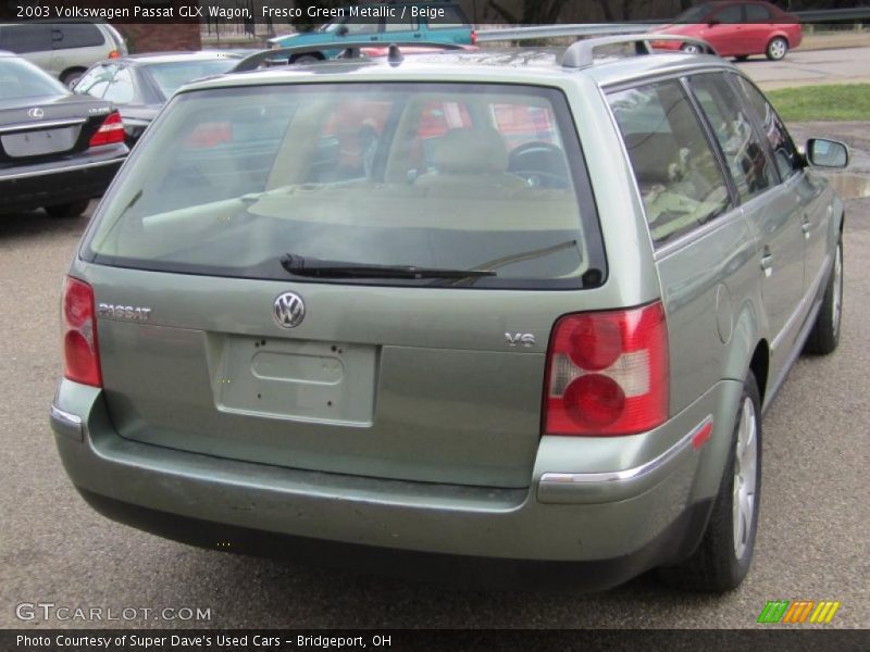 Fresco Green Metallic / Beige 2003 Volkswagen Passat GLX Wagon