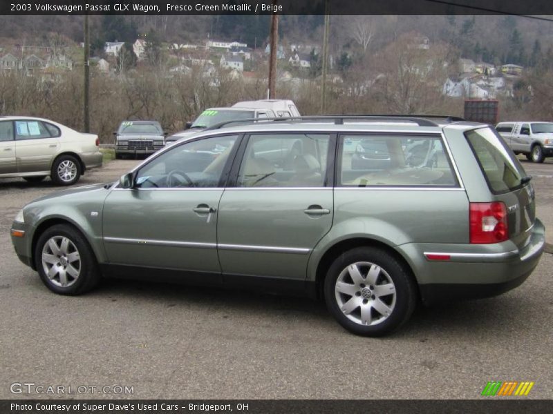 Fresco Green Metallic / Beige 2003 Volkswagen Passat GLX Wagon