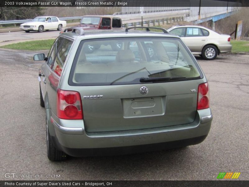 Fresco Green Metallic / Beige 2003 Volkswagen Passat GLX Wagon