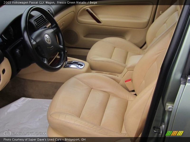  2003 Passat GLX Wagon Beige Interior