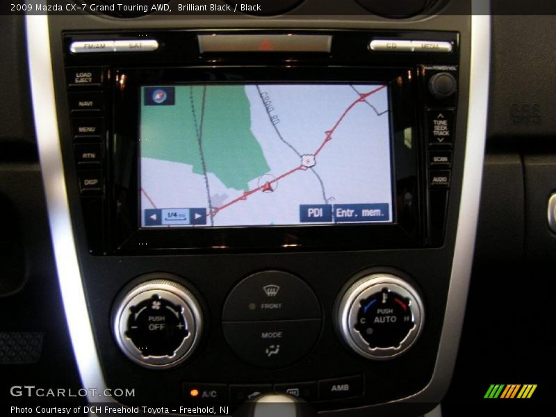 Brilliant Black / Black 2009 Mazda CX-7 Grand Touring AWD