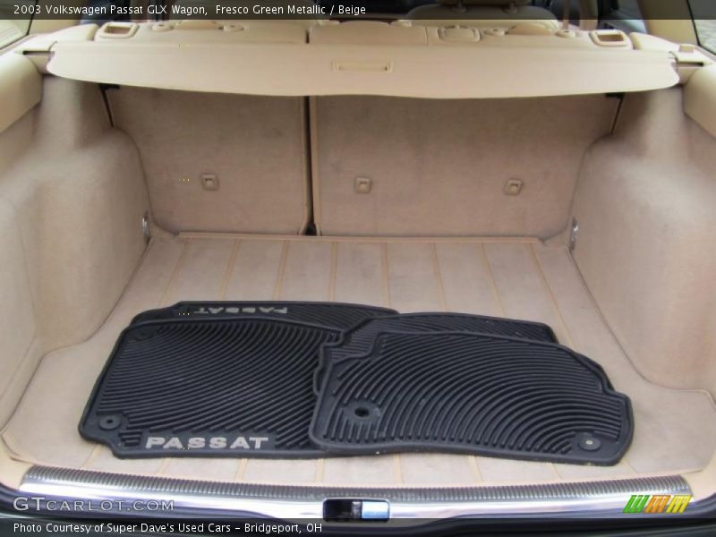  2003 Passat GLX Wagon Trunk