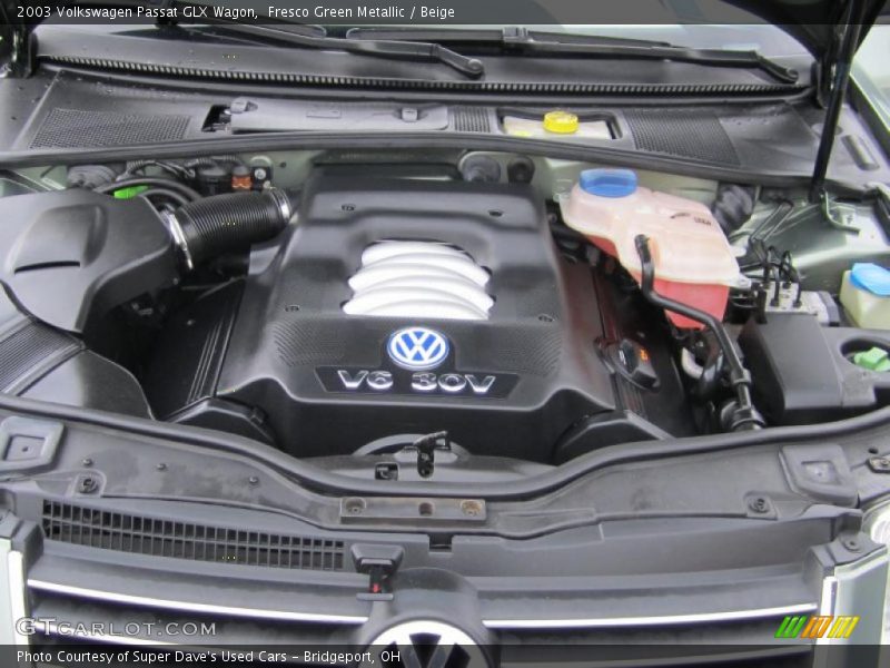  2003 Passat GLX Wagon Engine - 2.8 Liter DOHC 30-Valve V6