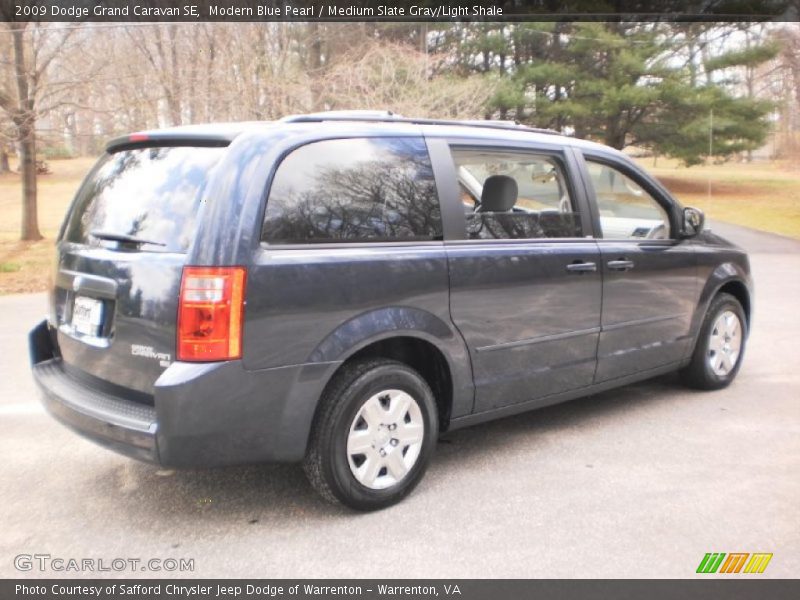 Modern Blue Pearl / Medium Slate Gray/Light Shale 2009 Dodge Grand Caravan SE