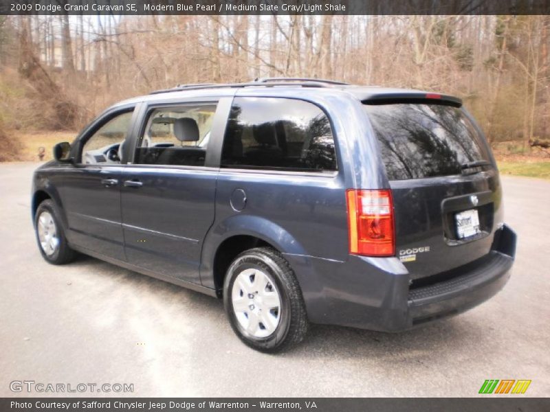 Modern Blue Pearl / Medium Slate Gray/Light Shale 2009 Dodge Grand Caravan SE