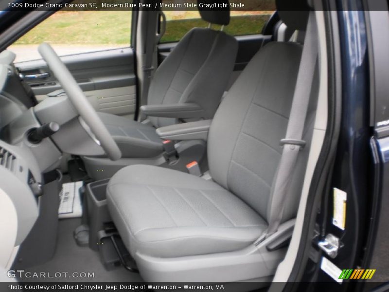 Modern Blue Pearl / Medium Slate Gray/Light Shale 2009 Dodge Grand Caravan SE