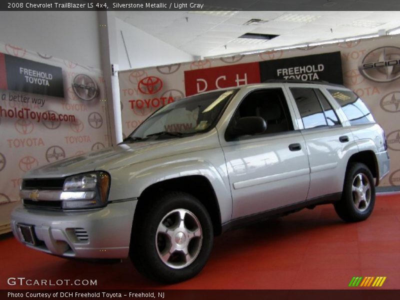 Silverstone Metallic / Light Gray 2008 Chevrolet TrailBlazer LS 4x4