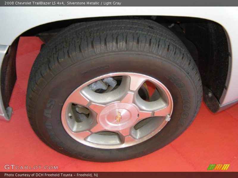 Silverstone Metallic / Light Gray 2008 Chevrolet TrailBlazer LS 4x4