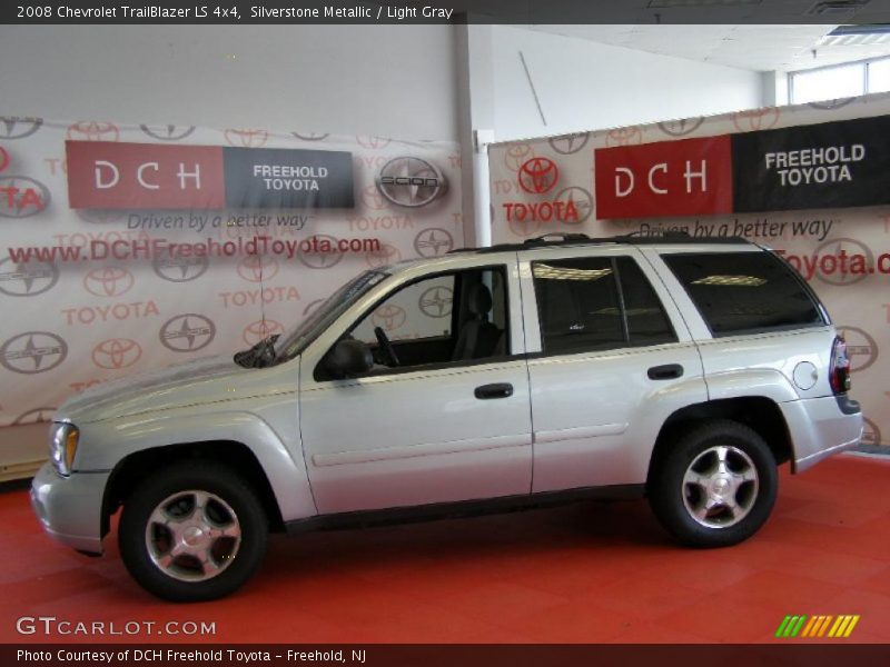 Silverstone Metallic / Light Gray 2008 Chevrolet TrailBlazer LS 4x4