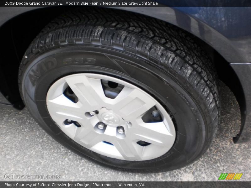 Modern Blue Pearl / Medium Slate Gray/Light Shale 2009 Dodge Grand Caravan SE