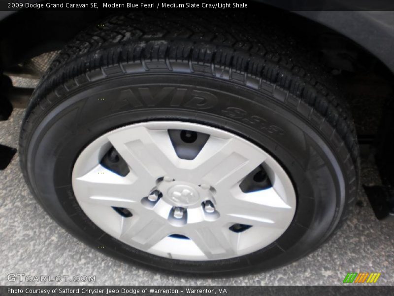 Modern Blue Pearl / Medium Slate Gray/Light Shale 2009 Dodge Grand Caravan SE