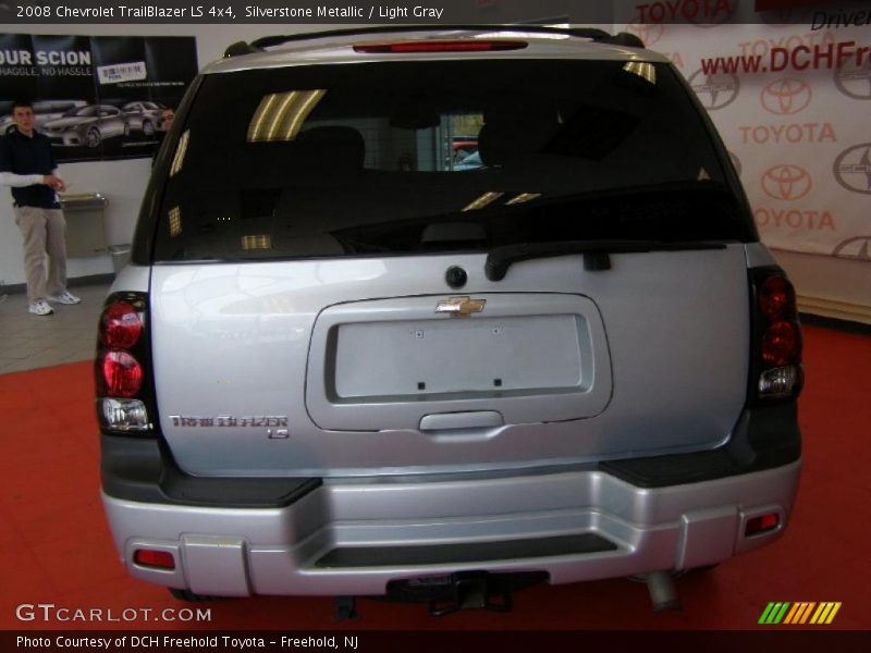 Silverstone Metallic / Light Gray 2008 Chevrolet TrailBlazer LS 4x4