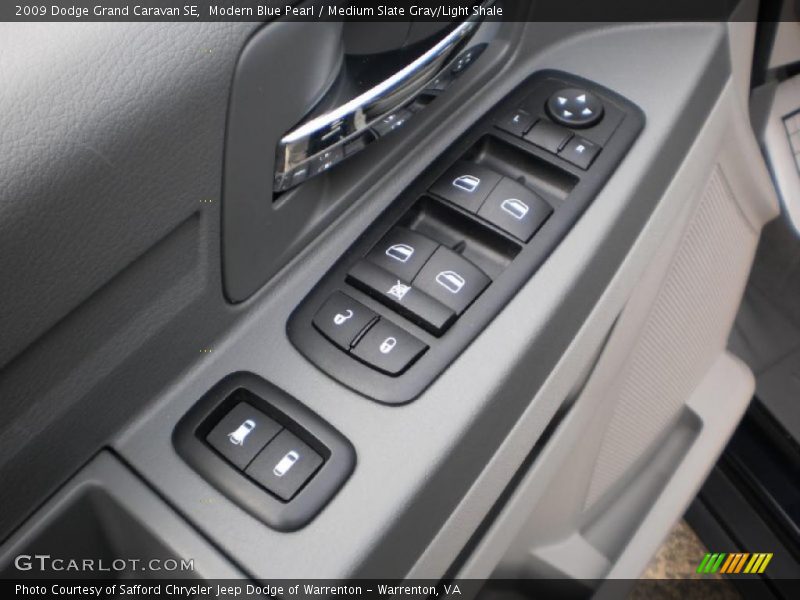 Modern Blue Pearl / Medium Slate Gray/Light Shale 2009 Dodge Grand Caravan SE