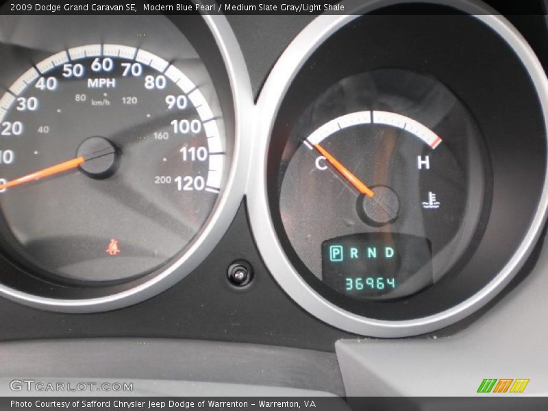 Modern Blue Pearl / Medium Slate Gray/Light Shale 2009 Dodge Grand Caravan SE