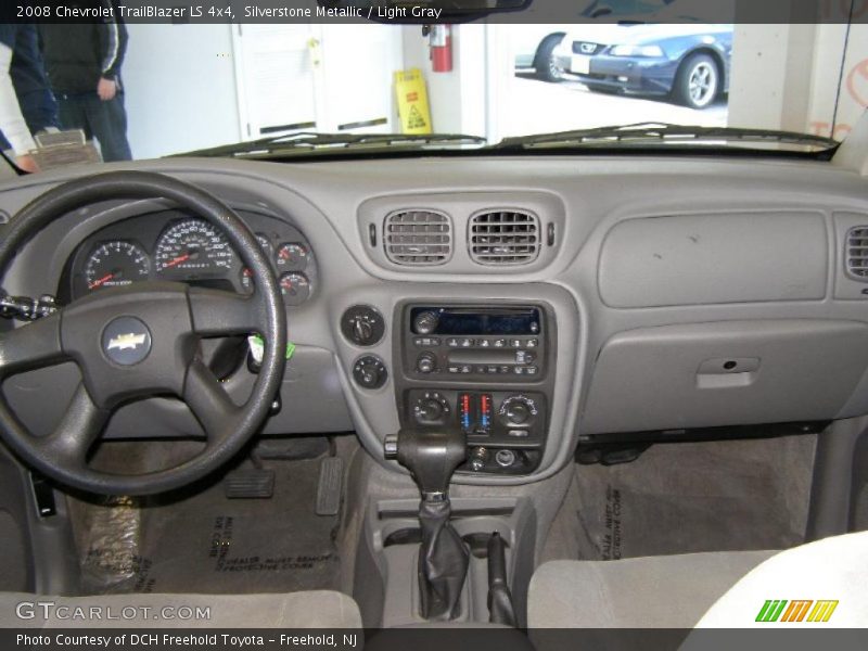 Silverstone Metallic / Light Gray 2008 Chevrolet TrailBlazer LS 4x4