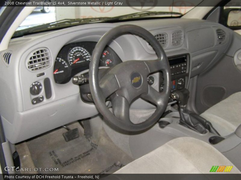 Silverstone Metallic / Light Gray 2008 Chevrolet TrailBlazer LS 4x4