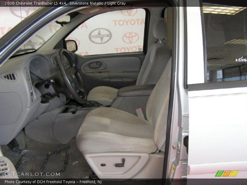 Silverstone Metallic / Light Gray 2008 Chevrolet TrailBlazer LS 4x4