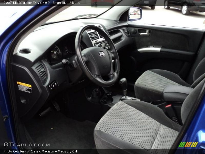  2007 Sportage EX V6 4WD Black Interior